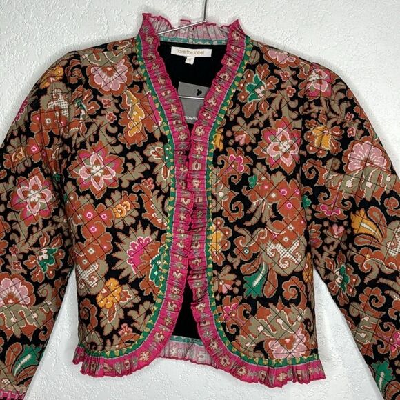 NWT LOVE THE LABEL ADRIENNE JACKET -
CASABLANCA BLACK PRINT Small - Picture 3 of 15